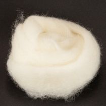 kohteita Valkoinen villanauha, 2m, koristevillaa askarteluun ja paketointiin