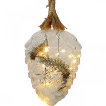 Kartiolla valaistu joulukoristelu LED-valot ajastin H21cm