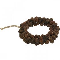 kohteita Käpyseppele leppä kartio seppele oven seppele luonto Ø20cm