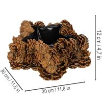 kohteita Männynkäpyruukku, tähden muotoinen, 30 cm