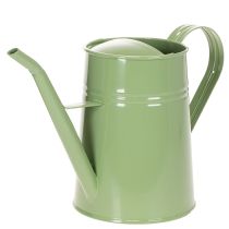 kohteita Metallinen kastelukannu sisätiloihin, mintunvihreä, 1,7 l, koristeellinen maljakko, retrotyyli, korkeus 23 cm