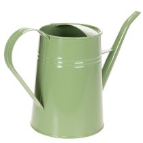 kohteita Metallinen kastelukannu sisätiloihin, mintunvihreä, 1,7 l, koristeellinen maljakko, retrotyyli, korkeus 23 cm