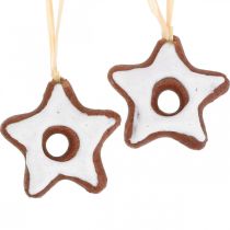 kohteita Joulukuusikoristeet kanelitähtiä deco star muovia 5cm 24kpl