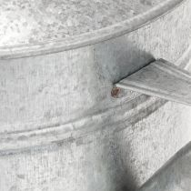 kohteita Vintage sinkkikastelukannu, 27 cm - puutarha- ja terassiruukku, metallinen kukkaruukku