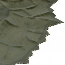 kohteita Metallinen koristeellinen syksynlehti koristekulho Ø33/40cm 2 kpl setti