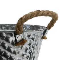 kohteita Sinkkikulho pyöreä köysikahvoilla Ø25cm K14cm