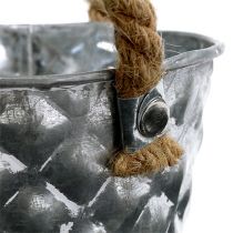 kohteita Sinkkiruukku köysikahvalla Ø14,5cm K13cm