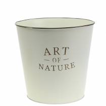 kohteita Kukkaruukku Sinkki Art of Nature Cream Ø17,5cm K15cm