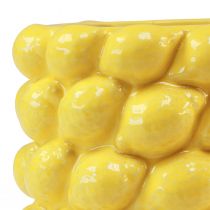 kohteita Sitruunamaljakko keraaminen istutuskone sitruunankeltainen Ø17cm K15cm