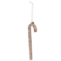 kohteita Lasinen karkkitankokoriste, nostalginen joulukuusenkoriste, 22 cm
