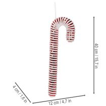kohteita Keinotekoinen karkkikeppi XL joulukoriste 40cm