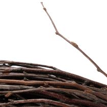 kohteita Klassinen koristeellinen pajuseppele luoviin asetelmiin, 59 cm