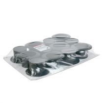 kohteita Koristesylinteri musta, uudenvuodenaatto, hattu istutuskoneeksi K5,5cm 12 kpl