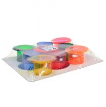 kohteita Istutuskoneen koristesylinteri värikäs pöytäkoristelu 12×10×6,5cm 9kpl