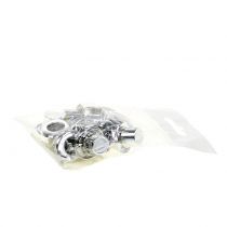 kohteita Sylinteri mini hopea 12 kpl