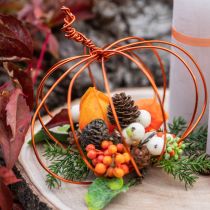 kohteita Alumiininen askartelulanka, oranssi, Ø2mm, 500g, 60m, tee-se-itse-koristeluun