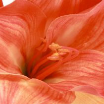 kohteita Amaryllis koristekukat oranssia keinotekoista L55cm 2kpl