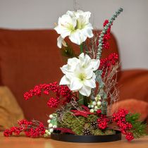 kohteita Amaryllis joulukukat tekokukat L55cm valkoinen 2kpl