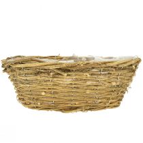 kohteita Luonnonkukkakulho, koristeellinen kulho köynnöskuviolla, 31 cm, maalaismainen, istutusastia