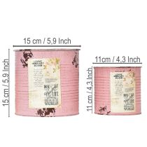 kohteita Kukkaruukkusetti parvekkeelle ja puutarhaan, istutuslaatikon koriste, vintage-tyyli, 15 cm, 3 osaa