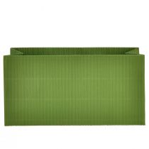 kohteita Kukkaistutuskone Pitkä Ribbed Green Oliivinvihreä 24x12cm 6 kpl