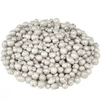 kohteita Loistavat koristehelmet 4mm - 8mm samppanjaa 1l