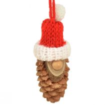 kohteita Joulukuusikoristeet tonttukäpy gnome punainen 9cm 12kpl