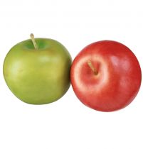 kohteita Koristeellinen omenanpunainen vihreä keinohedelmä Ø5,5cm H5cm 12 kpl