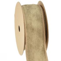 kohteita Velvet nauha koristenauha korunauha nauha sametti ruskea W50mm L8m