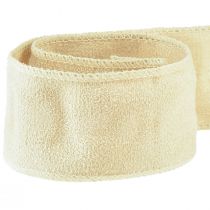 kohteita Koristenauha samettinauha koristenauha korunauha beige W50mm L8m