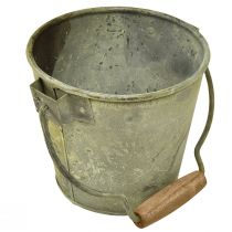 kohteita Koristeellinen metalliämpäri ruosteenvärinen vintage Ø15/17.5/22cm 3 kpl:n setti