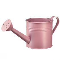 kohteita Koristeellinen kastelukannu vaaleanpunainen metallinen istutuskone Ø13,5cm K12,5cm