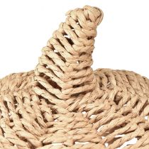 kohteita Koristeellinen kurpitsa raffia luonnollinen maalaisromanttinen syyskoriste Ø25cm K25cm