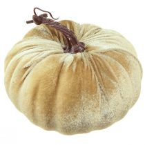 kohteita Koristekurpitsat keltainen beige punainen ruskea flokoitu Ø18cm 3 kpl