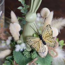 kohteita Koristeelliset perhoset lankaverkossa värikkäisiin pöytäkoristeisiin, 7 cm, 12 kpl