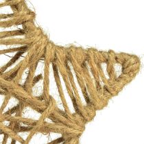 kohteita Koristetähti ripustamiseen juuttitähti natural Ø18cm 4 kpl