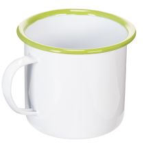 kohteita Koristeellinen muki/ruukku, emaloitu, Ø11,5 cm, korkeus 10 cm