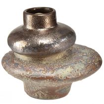 kohteita Koristemaljakko keraaminen metallinen koristeellinen maljakko 19×18×16cm