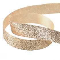 kohteita Koristenauha samppanja glitter nauha koristenauha L15mm L18m