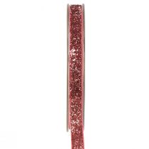 kohteita Koristenauha pinkki glitter nauha koru nauha glamour W10mm L10m