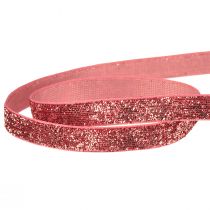 kohteita Koristenauha pinkki glitter nauha koru nauha glamour W10mm L10m
