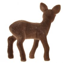 kohteita Koristefiguuri peura fawn parvi ruskea joulufiguureja 10,5cm 6 kpl