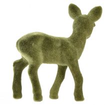 kohteita Koristefiguuri peura fawn parvella joulufiguureja vihreä 10,5cm 6 kpl