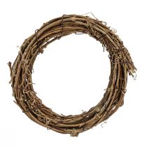 kohteita Koristesormus mini viiniköynnösseppele luonnollinen Ø15cm 6kpl
