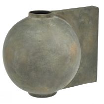 kohteita Koristeellinen keraaminen antiikkimaljakko pronssinharmaa 30×20×24cm