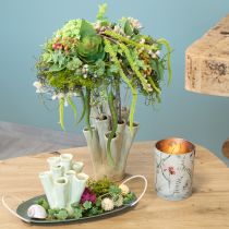 kohteita Elegantti kukka-aiheinen kynttilänjalka harmoniseen huoneen sisustukseen, 12,5 cm, 2 kpl