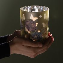 kohteita Elegantti kukka-aiheinen kynttilänjalka viihtyisään huoneen sisustukseen, 12,5 cm, 2 kpl.