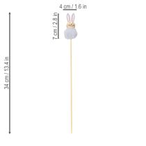 kohteita Pörröiset pääsiäispupuhahmot iloisiin pääsiäisjuhliin, huoneenkoristeet, 34 cm, 12 kpl