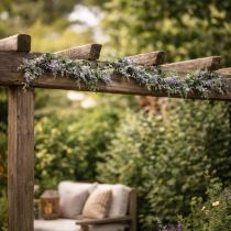 kohteita Syreeniköynnös, keinotekoinen kevätkoriste, juhlatilaisuuksiin ja sesonkiaiheiseen tyyliin, 145 cm, 2 kpl