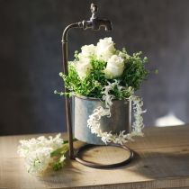 kohteita Puutarhan koristelu metallinen istutuskone hanalla Ø16,5cm H42cm